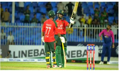 আরব আমিরাতের সঙ্গে ২৭ রানের দারুণ জয় টাইগারদের