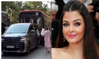 হঠাৎ ঐশ্বরিয়ার গাড়িতে বাসের ধাক্কা, কেমন আছেন নায়িকা