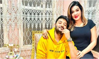 যুক্তরাষ্ট্রে গিয়ে এক হলেন বাপ্পী-মাহি
