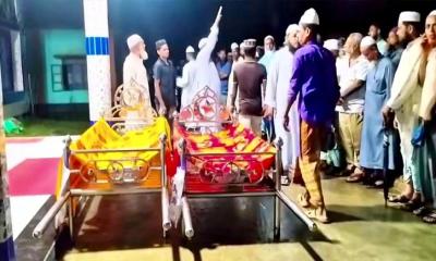 ছেলের লাশ দেখে বাবার মৃত্যু