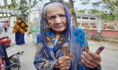 “মোর জীবনের শেষ ভোট”