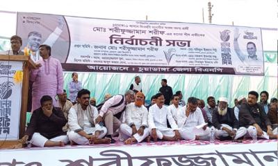 চুয়াডাঙ্গায় বিএনপির নির্বাচনী সভা অনুষ্ঠিত