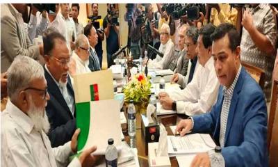জাতীয় ঐকমত্য কমিশনের সঙ্গে বৈঠকে বিএনপি
