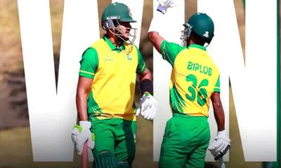জয় নিয়ে মাঠ ছাড়ল বাংলাদেশ