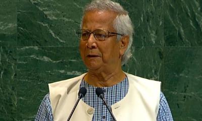ফিলিস্তিনকে স্বাধীন রাষ্ট্রের স্বীকৃতির দাবি ড. ইউনূসের