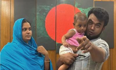 ৭ দিন পর যেভাবে মা-বাবার কাছে ফিরে এলো ৪ মাসের শিশু