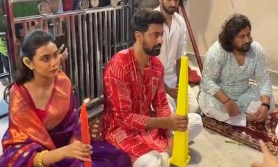ইধিকা পালকে সঙ্গে নিয়ে মন্দিরে দেব