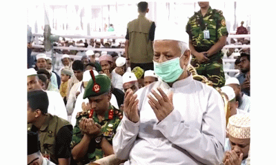 জাতীয় ঈদগাহে ঈদের নামাজ আদায় করলেন প্রধান উপদেষ্টা