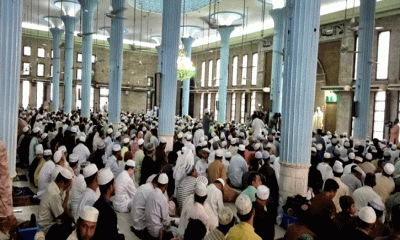 জাতীয় মসজিদে ঈদের প্রথম জামাত অনুষ্ঠিত, মুসল্লিদের ঢল