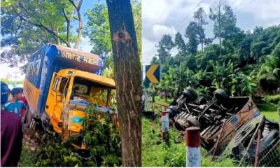 বাস-কাভার্ডভ্যান সংঘর্ষ, রামুতে ২ নারী ও শিশু নিহত