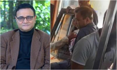 বাসে সিট না পেয়ে চালকের পাশে বসে গেলেন অভিনেতা ডা. এজাজ