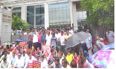 এনবিআর চেয়ারম্যানের অপসারণ দাবিতে ‘কমপ্লিট শাটডাউন’ চলছে