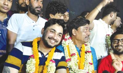 চলচ্চিত্র শিল্পী সমিতির সভাপতি শিবা সানু, সম্পাদক জয় চৌধুরী