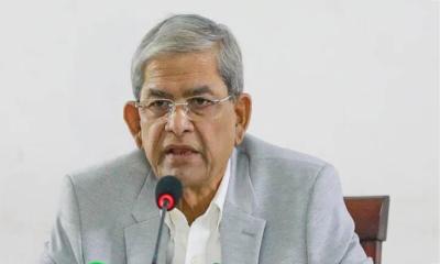 আ.লীগের কারণে আমরা পানির ন্যায্য হিস্যা থেকে বঞ্চিত : ফখরুল
