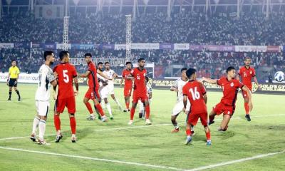 আশা জাগিয়েও সিঙ্গাপুরের কাছে হারল বাংলাদেশ