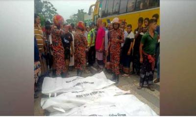 বাস ও মাহিন্দ্রার সংঘর্ষে প্রাণ গেল ৪ জনের