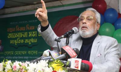 জাতীয় পার্টি ও আওয়ামী লীগকে ছাড়া নির্বাচন হতে দেওয়া হবে না: জিএম কাদের