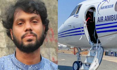 সিঙ্গাপুর পৌঁছেছে ওসমান হাদিকে বহনকারী এয়ার অ্যাম্বুলেন্স