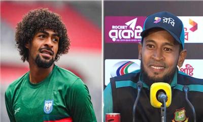 হামজার অভিনন্দন বার্তায় বিস্মিত মুশফিক