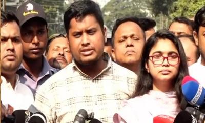 হাসিনার ফাঁসি দেখা পর্যন্ত আল্লাহ যেন খালেদা জিয়াকে বাঁচিয়ে রাখেন: হাসনাত আবদুল্লাহ