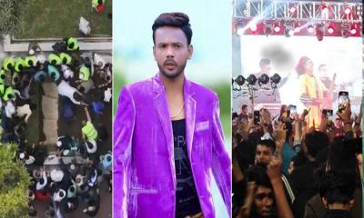 হাদির কবর থেকে ১০০ ফুট দূরে ছাত্রদলের কনসার্ট, যা বললেন হিরো আলম