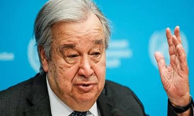 যুদ্ধ বন্ধ করতে যুক্তরাষ্ট্র ও ইসরায়েলের প্রতি বার্তা জাতিসংঘের মহাসচিবের