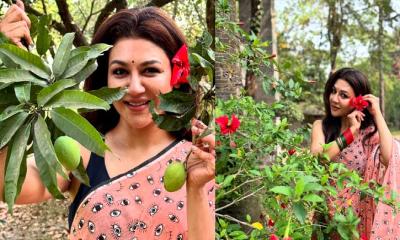 নারকেল, মাছের লেজ ভর্তা, আমের ডালসহ বৈশাখে যা যা করলেন জয়া