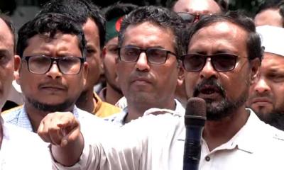 আমাদের রক্তের ওপর প্রতিষ্ঠিত সরকার যদি স্টিমরোলার চালায় আমরা রুখে দেব: অধ্যাপক রইস