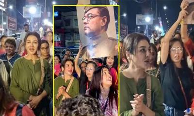 কলকাতার রাজপথে জয়া