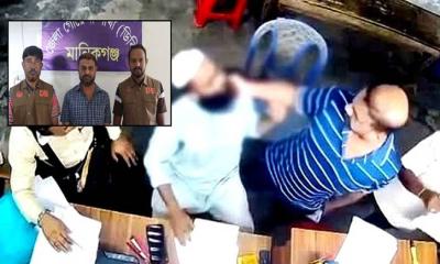 ব্যবসায়ীর দাড়ি ধরে টানাটানি-মারধর, সেই নাসিম গ্রেপ্তার