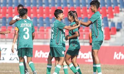 নেপালকে চার গোলে হারাল বাংলাদেশ