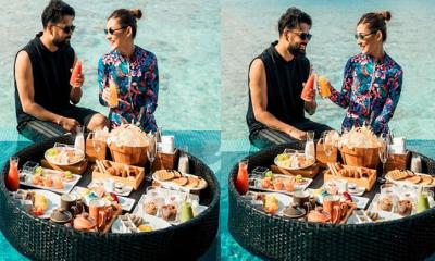 স্বামীর সঙ্গে মালদ্বীপে বিলাসী অবসরে মেহজাবীন