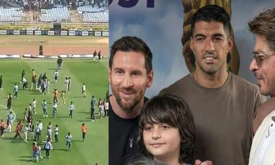 মেসিকে দেখতে না পেয়ে ভাঙচুর, কড়া নিরাপত্তায় শহর ছাড়লেন শাহরুখ!