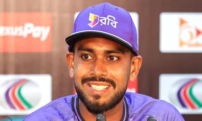 ৩৪ রানের লিড পেলো বাংলাদেশ