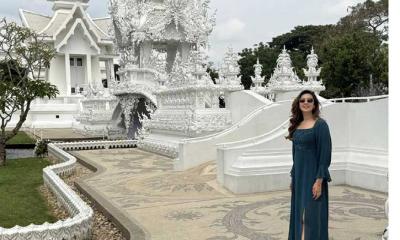 থাইল্যান্ডে শ্বেত মন্দিরে মিমের ফটোশুট, কেমন লাগছে