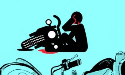 বাসচাপায় মোটরসাইকেল আরোহী দম্পতির মৃত্যু