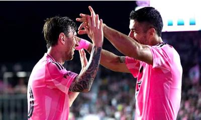 মেসি-সুয়ারেজের দুর্দান্ত পারফরম্যান্সে জয়ে ফিরল মায়ামি