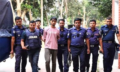 ঘুমন্ত স্ত্রীকে কুপিয়ে হত্যা, স্বামী গ্রেফতার