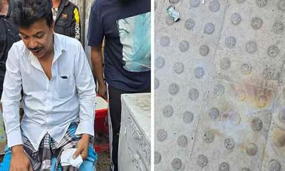 নিউ ইস্কাটন রোডে ককটেল বিস্ফোরণ, পথচারী আহত