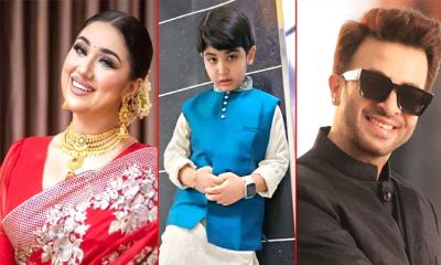 ছেলের জন্মদিনে শাকিব-অপুর আবেগঘন শুভেচ্ছা