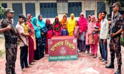 ঠাকুরগাঁও সীমান্তে ১৭ বাংলাদেশিকে পুশইন বিএসএফের