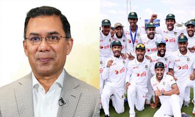 অস্ট্রেলিয়ার মাটিতে ঐতিহাসিক টেস্ট জয়ে টাইগারদের প্রধানমন্ত্রীর অভিনন্দন