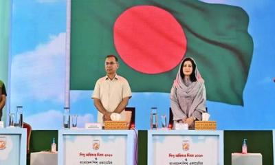 শিশু অধিকার দিবস ও শিশু একাডেমির ৫০ বছর পূর্তি অনুষ্ঠানে প্রধানমন্ত্রী