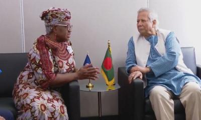 এলডিসি থেকে উত্তরণে ডব্লিউটিওর সহায়তা চাইলেন প্রধান উপদেষ্টা