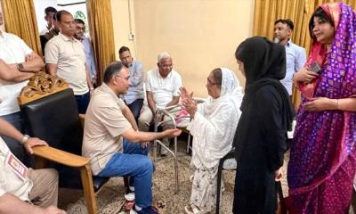 সাবেক এমপি খালেদা রাব্বানীকে দেখতে তার বাসায় প্রধানমন্ত্রী
