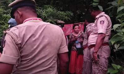 গুহা থেকে ২ সন্তানসহ নারীকে যেভাবে উদ্ধার করল পুলিশ