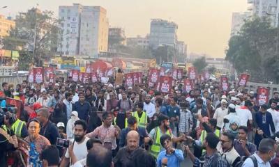 ‘মার্চ টু ইন্ডিয়ান হাইকমিশন’ কর্মসূচিতে পুলিশের বাধা