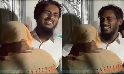 রিপন মিয়া মাকে জড়িয়ে ধরে বললেন, ‘তোমারে দেহি না আমি’