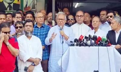 শনাক্ত ব্যক্তি ও ডাকসু ভিপি একসাথে চা খাচ্ছেন, এর বিচার কে করবে: রিজভী