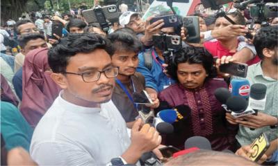 সাদিক কায়েমকে ঘিরে ছাত্রদলের ‘রাজাকার’ স্লোগান